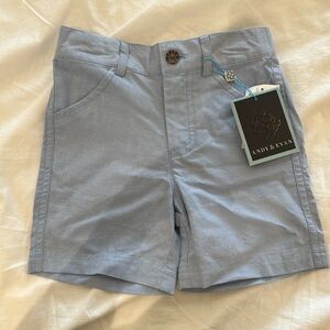 Andy & Evan 100% cotton, linen style shorts